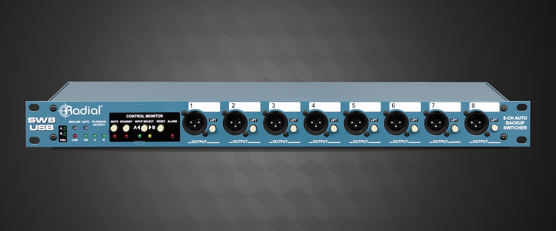 Radial SW8 USB オーディオインターフェース SW8-USB - Radial Engineering