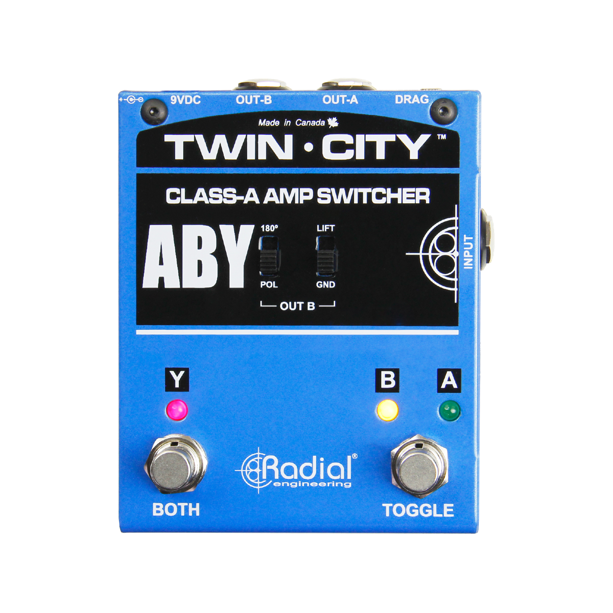 Radial TWIN CITY ABスイッチャー/スプリッター/バッファ Radial Engineering A/B Y アンプスイッチャー Twin City - 株式
