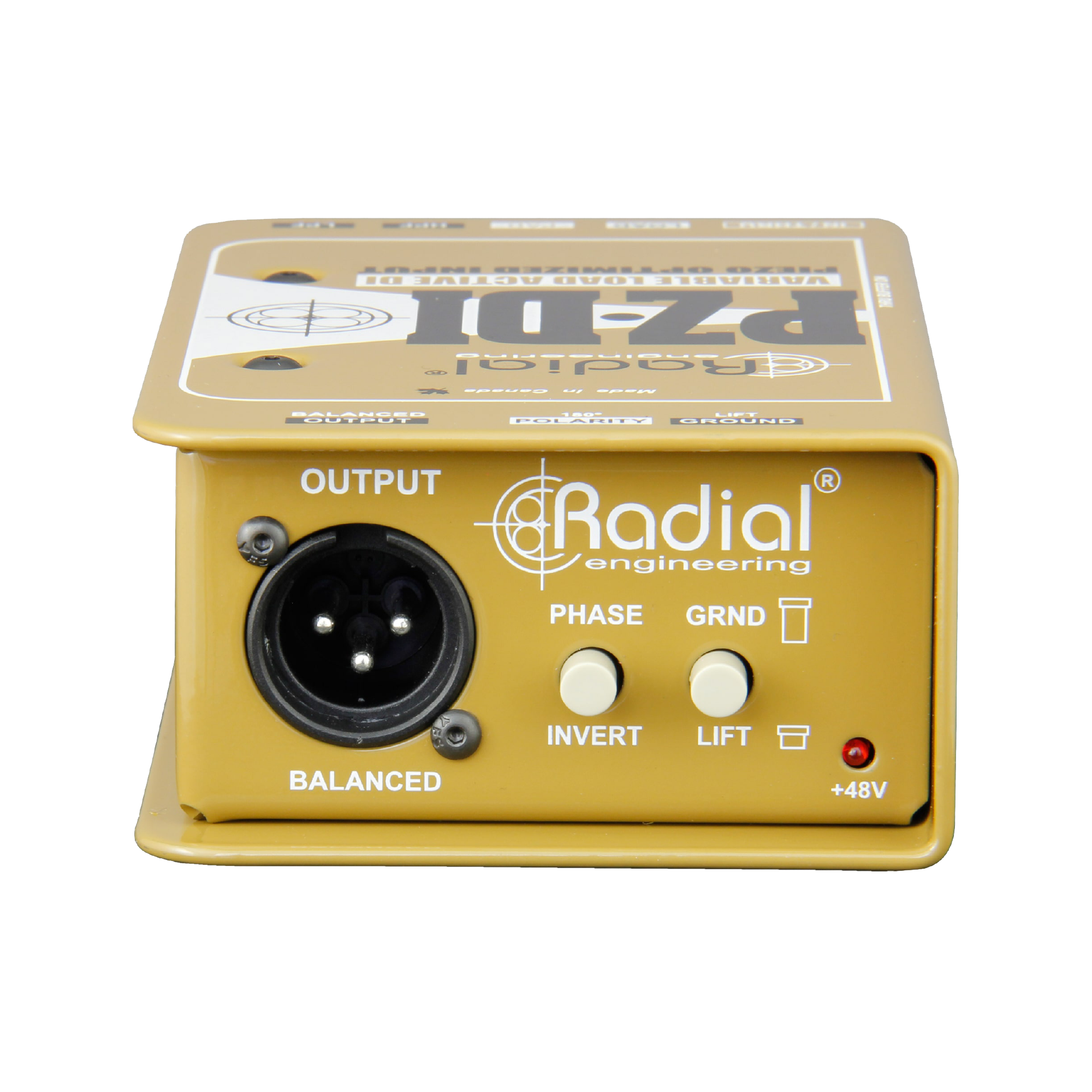 Radial Engineering ピエゾピックアップ用DI PZ-DI - 株式会社