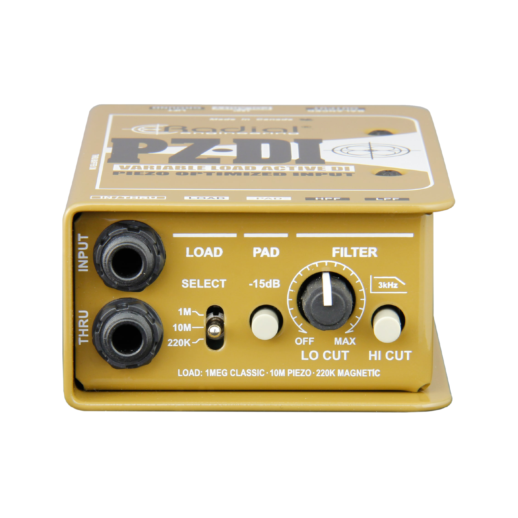 （美品）RADIAL PZ-DI ピエゾピックアップ用DI Radial Engineering ピエゾピックアップ用DI PZ-DI - 株式会社