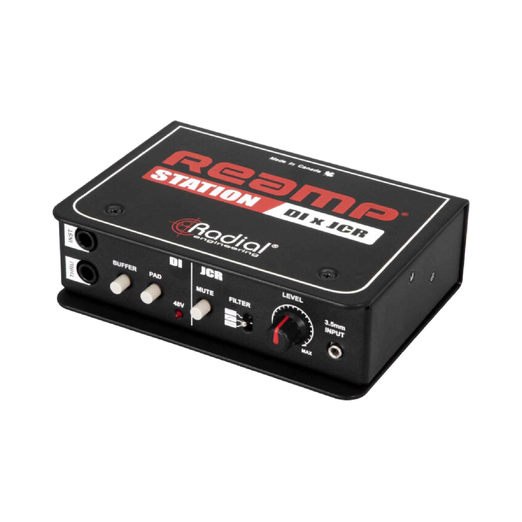 美品✨RADIAL ラジアル Reamp JCR リアンプボックス エフェクター Amazon | Radial ラジアル リアンプ Reamp JCR 【国内正規輸入品